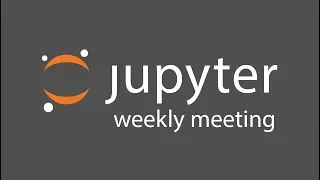 Jupyter Meeting May 1 2018