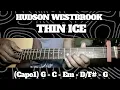 THIN ICE // HUDSON WESTBROOK // SIMPLE EASY INTRO TUTORIAL GUITAR CHORDS 