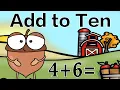 Thanksgiving Add to Ten Math Brain Break