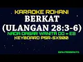 Download Lagu BERKAT - FEYKE ROBOT NADA WANITA | KARAOKE ROHANI ,LIRIK HD | PSR-SX900
