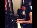 Amy Lee playing 'My Heart is Broken' on piano (Instagram 10/08/2016)