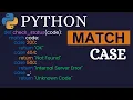 Match Case Statements in Python Python Tutorial