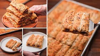 رولات الجولاش باللحمه المفرومه مابقتش اعمله غير بالطريقه دي من سهولتها وجمالهامن غير دهون كتير 