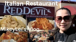 Red Devil Italian Restaurant AZ MikeyLei s Vlog