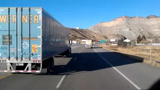 Running through Price Utah on US Highway 6