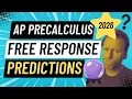 AP Precalculus Exam FRQ Predicted Free Response Questions That Could Be on the Test 2026
