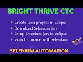 Selenium Jars Configuration in eclipse