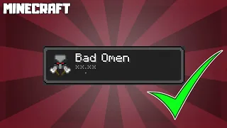 Minecraft What Does Bad Omen Mean