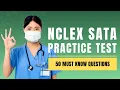 NCLEX SATA Questions and Answers with Rationale 50 Must Know Questions