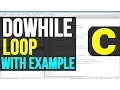 Do While Loop in C Programming Language Tutorials