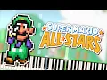 Lagu Super Mario Bros. The Lost Levels - Title (Super Mario All Stars) Piano Tutorial Synthesia