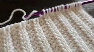 RETO TUNISIA 🧶 CLASE 3 Colcha Tunecina en Vivo! ✨️ Cuadrado 3: Punto Acanalado en Crochet Tunecino