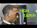 HIGH TAPER TUTORIAL BABYLISS LIMITED EDITION BLACK FX CLIPPER