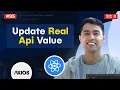 CRUD in React Update API Data Reflect Changes with Axios PUT