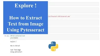 Extract Text from Image using Pytesseract in Python ImageToText