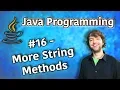 Java Programming Tutorial 16 - More String Methods toLowerCase strip substring repeat equals