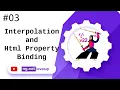 Interpolation and html property binding Angular ng netlevelup