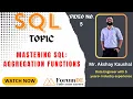 Mastering SQL Aggregation Functions