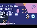 461 Hamming Distance leetcode problem in c leetcode for beginners leetcode solution