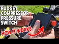 How a Budget Air Compressor PRESSURE SWITCH Works