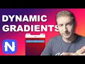 Dynamic Gradients in NativeScript Tutorial