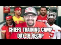 Recapping Day 18 Training camp is over pass-catchers keeping busy