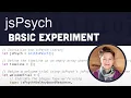 jsPsych - Basic Experiment for Beginners - Lexical Decision Task