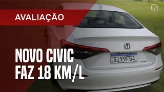 Novo Honda Civic chega mais refinado, maior e faz 18 km/l na cidade