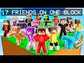 Download Lagu Minecraft but it's 17 Friends on ONE BLOCK!