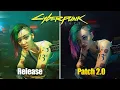 Download Lagu Cyberpunk 2077 Release vs Patch 2.0 -  Physics and Details Comparison