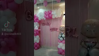 ديكور سبوع اجمل حور ربنا يراضي ويرزق كل مشتاق باجمل بنوته ياارب اكسبلور بيبي بيبي شاور 