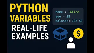 Python Variables Explained with Real-Life Examples Beginner Tutorial Mini Project