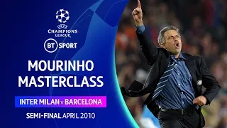 mourinho masterclass inter vs barcelona 2010 first and second leg highlights