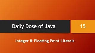 Daily Dose of Java -