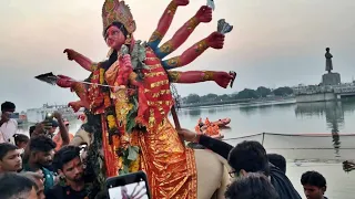 माता की विदाई पर भक्तों की भीड़ || Durga Puja 2026 || माता विदाई वीडियो 😭