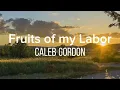 Caleb Gordon - Fruit Of My Labor Karaoke