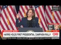 Kamala goes STRAIGHT FOR Project 2025 at explosive rally