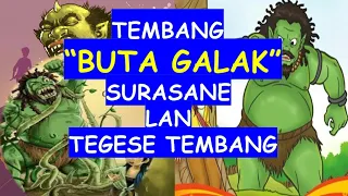 tembang buto buto galak