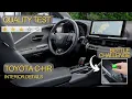 Toyota C-HR 1 8 Hybrid 140 PS 2024 Good quality smooth plastics That SUV feels reliable