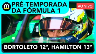 F1 AO VIVO! BORTOLETO À FRENTE DE HAMILTON e NORRIS LÍDER: tudo do 1º DIA da PRÉ-TEMPORADA