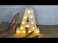 Pooqla LED Marquee Letter Lights Sign Review