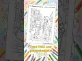 Kids Love These New Free Coloring Pages
