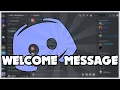 How to make a welcome message - Discord js 2022