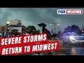 Severe Storms Return To Midwest Ohio Valley With 800K Still Without Power After Deadly Windstorm