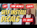 DIY Vinyl Decals Stickers Easy Install Tips Transform Your Campervan