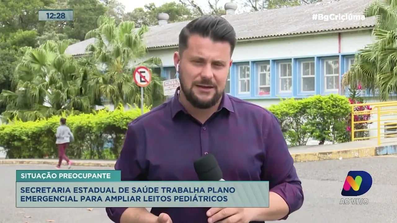 Secretaria estadual de Saúde trabalha plano emergencial para ampliar leitos pediátricos