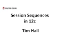 Session Sequences in Oracle 12c