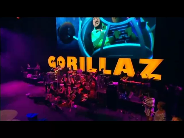 Download MP3 Gorillaz - On Melancholy Hill (Live @ Glastonbury 2010)