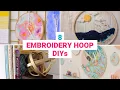 These 8 Embroidery Hoop Crafts Are Perfect For the Weekend