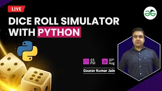 Dice Roll Simulator with Python